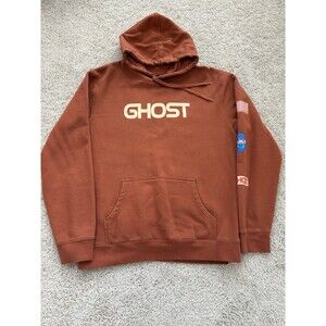 Ghost Lifestyle Hoodie Mens Size XL Rust  Limited Edition NASA‎ USA Gorpcore